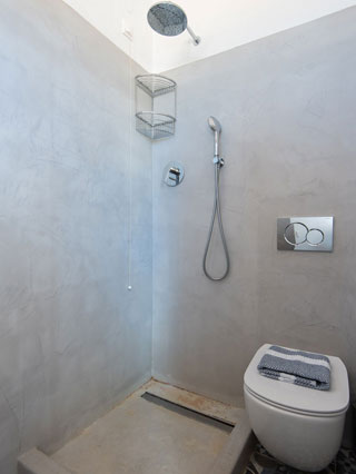 Modern bathroom in double room