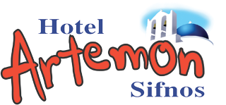 The logo of Artemon Hotel in Sifnos